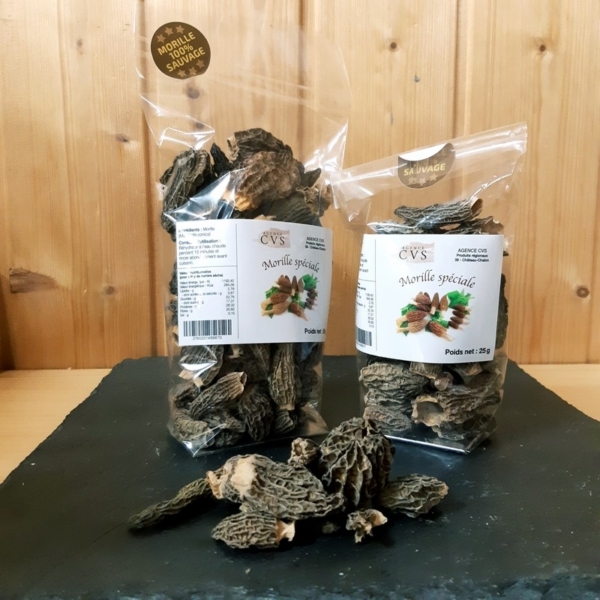 morilles-sechees